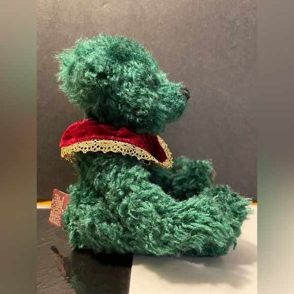 Ty Attic Treasures Laurel Holiday Green Bear Retired 1993 - Picture 6 of 6